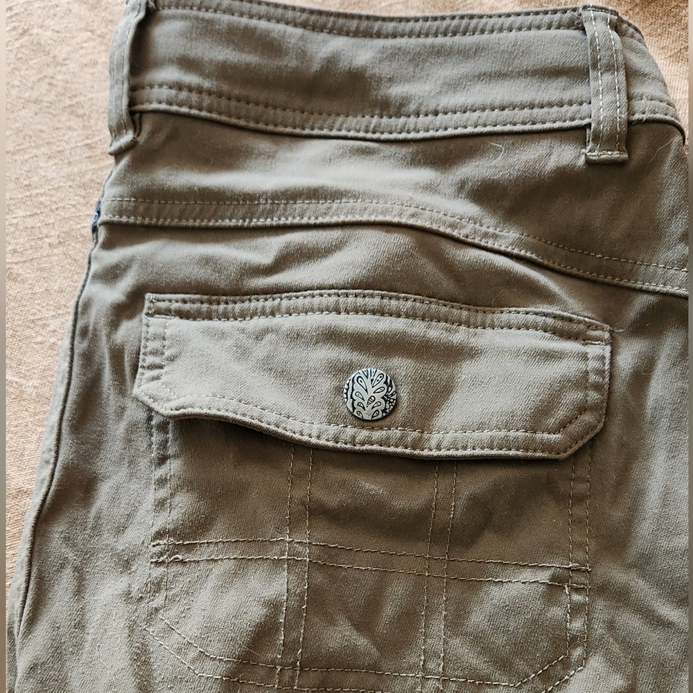 Prana hiking pants olive green